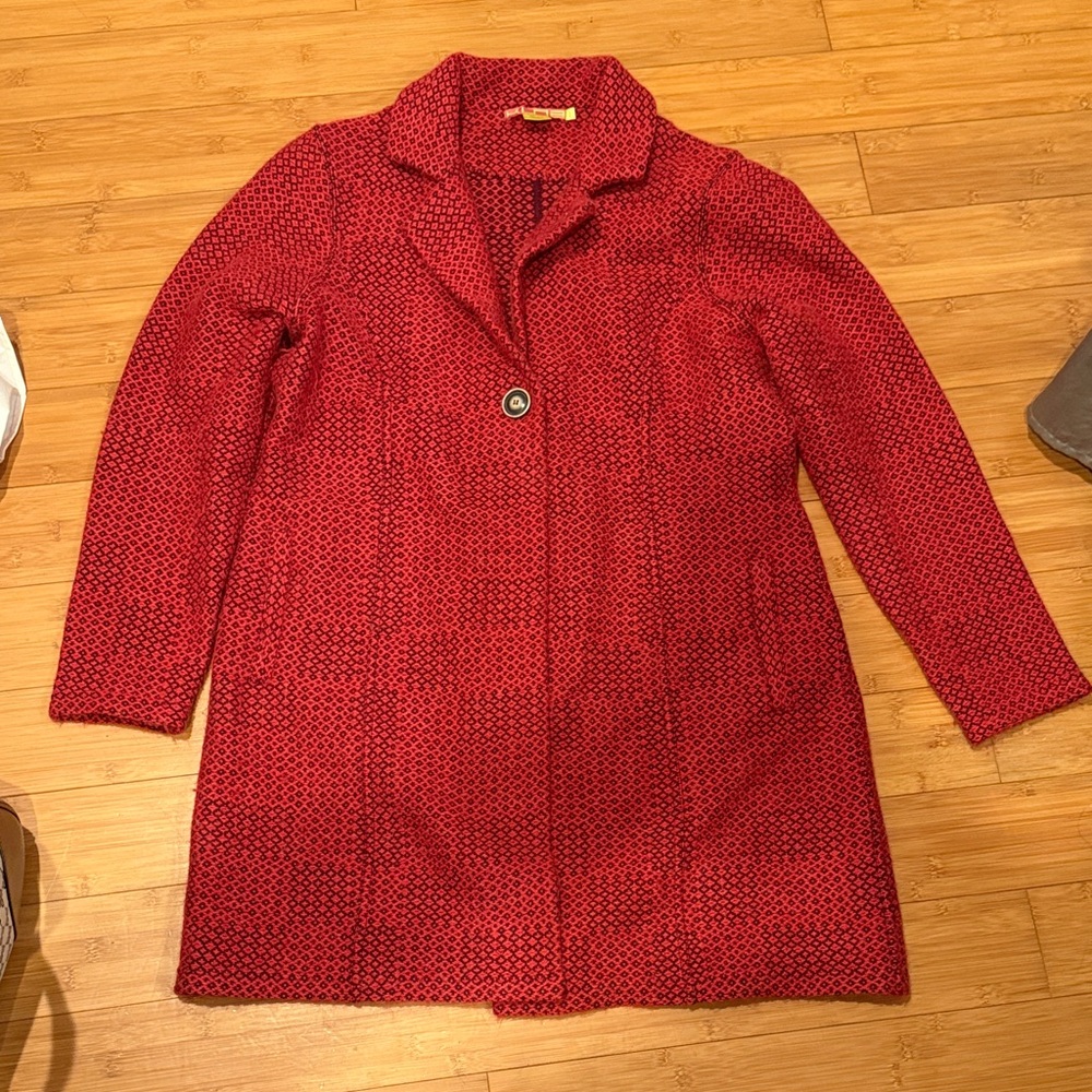 Elegant Red Trench Coat for Women